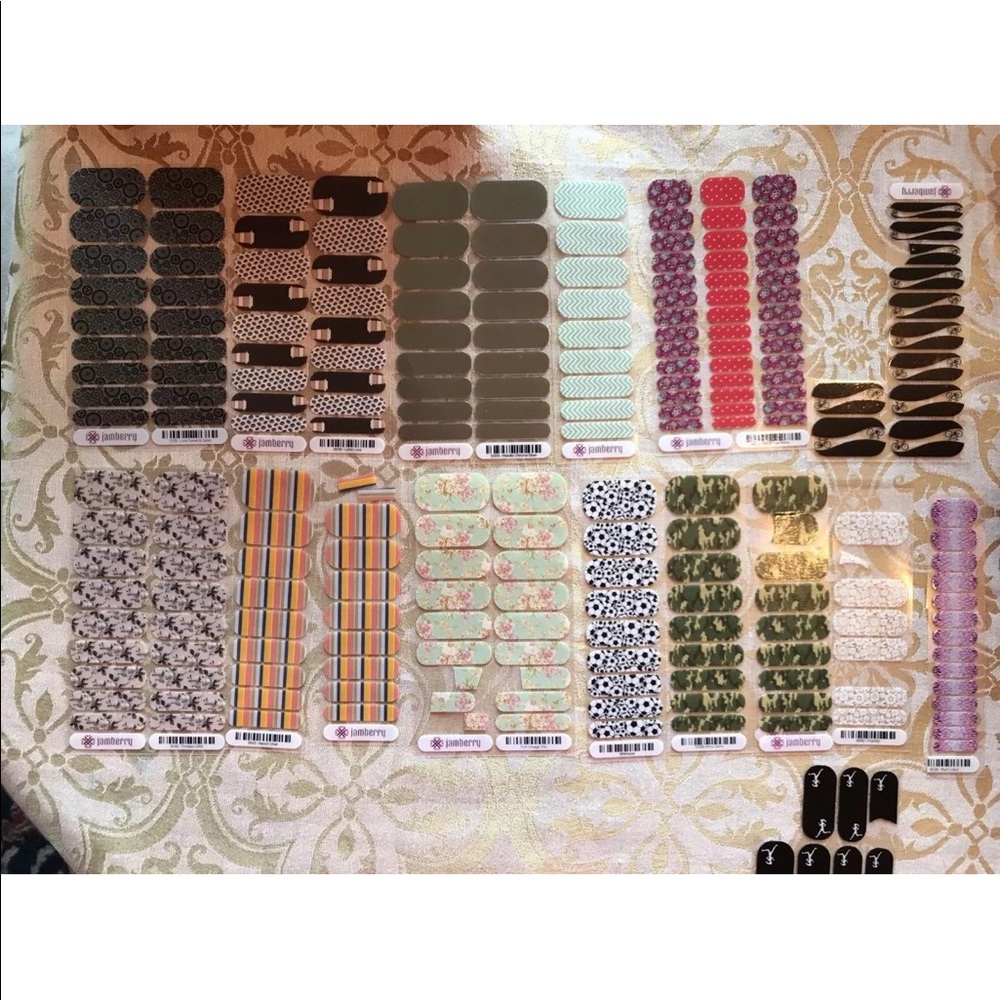 Jamberry Nail Wraps half, whole & partial sheets